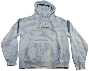 Taylor Swift Hoodie Mens Small Blue Fleece Sweatshirt 1989 Taylor's Version